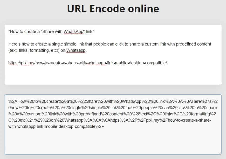 Example WhatsApp message showing bold, italic and strikethrough formatting across multiple lines